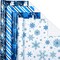 Jumbo Christmas Wrapping Paper Bundle with Gridlines-30 In X120 In-4 Roll-Snowmen & Santa Claus & Snowflakes & Reindeer & White Stripes & Tree for New Year,Birthday,Holiday